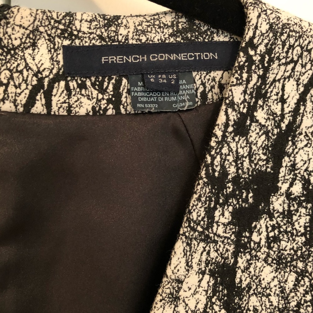 French Connection "splatter paint" cocktail dress - Picture 2 of 6